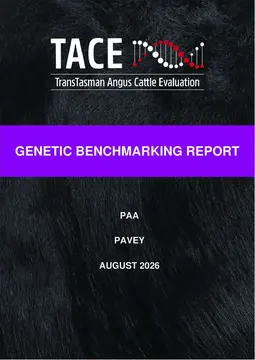 PAA_GENETIC_BENCHMARKING_REPORT Cover Page